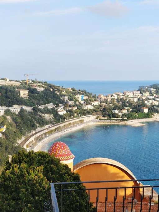 Vintage Flat On Villefranche Bay - Free Car Park Экстерьер фото